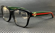 GUCCI GG0038ON 011 Black Green / Red Women's 54 mm Eyeglasses SALE picture