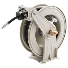 VEVOR Grease Hose Reel 1/4 in x 50 ft Retractable Spring Driven Auto Rewind picture