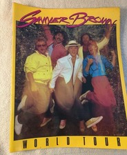 Vintage 1986 Sawyer Brown World Tour Program Souvenir Country Music 14 x 11 RARE picture