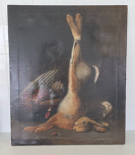 Game Hare and Pheasant - Oil on canvas - (ca. 1800) atrributed to Benjamin Blake picture