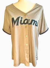 Majestic Miami Marlins Womens Road Baseball Jersey picture