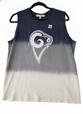 NWOT Junk Food Los Angeles Rams Tie-Dye Sleeveless Shirt picture