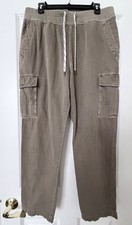 James Perse Cotton Cargo Pant Brown Size 3/L New w/o Tags picture