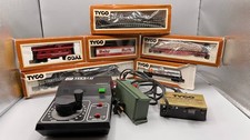 HO Scale Tyco Chattanooga 638 Steam Train Mega Lot MRC Tech II Track Cars Boxed picture