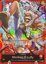 Monkey.D.Luffy • ST21-001 Gear 5 Alt Art Holo Foil Leader Promo One Piece TCG NM picture