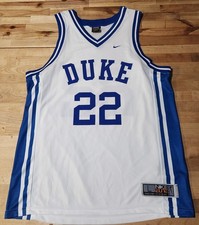Vintage Nike Team Duke College Blue Devils #22 NCAA Basketball Jersey Size L picture