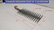 Aluminum Anodizing Titanium Rack 16
