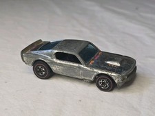 Vintage 1974 Hot Wheels Redline Mustang Stocker 450HP Chrome Hong Kong picture