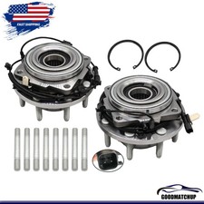 Pair 4WD Front Wheel Hubs Bearing for 2011 2012-2016 Ford F-250 F-350 Super Duty picture