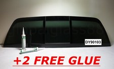 Fits 2003-2009 Dodge Ram Pickup 2500 & 3500 Manual Slider Back Glass Flush Fit picture