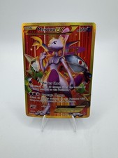 Pokemon TCG Mewtwo EX 164/162 XY Breakthrough Secret Rare Full Art Holo Moderate picture