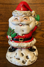 Vintage Mid-Century Christmas Composite Santa Figurine Japan picture