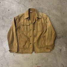 Pointer Brand - Canvas Chore Coat - Men's size Small Brown Workwear Made In USA picture