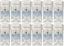 12 Pack Almay Anti Perspirant Deodorant Fragrance Free Clear Gel 2.25 Oz picture
