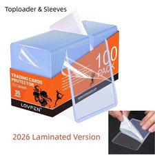 100/200/500/1000CT 3x4 Laminated Film Toploaders & Sleeves For 35pt Card Holders picture
