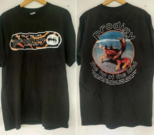 Prodigy band '97 The Fat Of The Land basic black Reprint 2 side Unisex T shirt picture