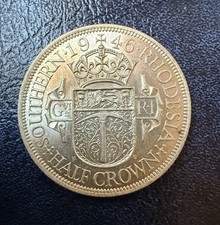 1946 Southern Rhodesia Silver Halfcrown picture