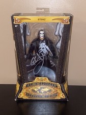 Sting WWE Defining Moments Autographed Action Figure JSA Certified  picture