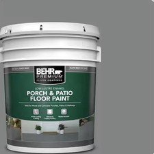 5 Gal Slate Gray Low-Lustre Enamel Interior/Exterior Porch and Patio Floor Paint picture