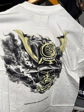 Darc Sport White Skull Graphic Logo Crew Neck Short Sleeve T-Shirt Men XL picture