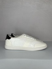 ALDO Shoes Mens Size 11 White Black Uptownn-172 Croc Embossed Sneakers NEW picture