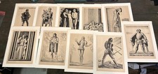 Rockwell Kent - 10 original Shakespeare Prints 9 X  11.5 picture