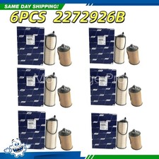 6PCS fuel Filter 2272926PE 2272926B Peterbilt DAF Kenworth Trucks MX-13 EPA21 picture