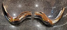 Mercedes 190SL rear bumper corner pair w121 1988800670 1988800770 oem rechromed picture