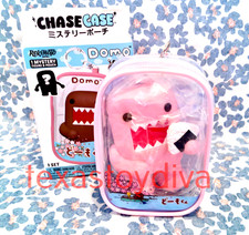 Rokimoto Domo Chase Case Domo Figure & Picnic Pouch 1/4 Keychain --READ-- picture