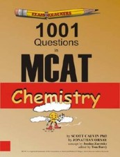 Examkrackers 1001 Questions in MCAT Chemistry - Paperback - VERY GOOD picture