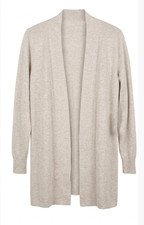 NWT Cyrus NYC Womens Silver Heather Grey Cartigan Size Large MSRP $79 picture