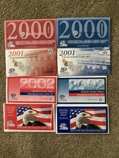 Uncirculated Coin Sets 2000-2003 P & D (8 Sets) picture
