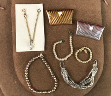 5pc Vintage BARBIE Graduated Pearl & Beaded Necklace + Purses picture