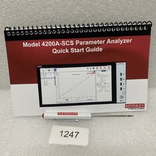 Keithley Model 4200A-scs Parameter Analyzer Quick Start Guide & Screwdriver picture