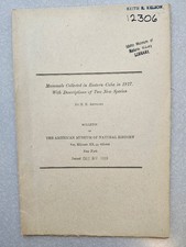 Mammals Collected in Eastern Cuba in 1917 New Species H. E. Anthony Museum 1919 picture