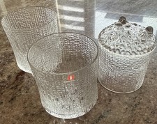 3 X Vintage Ittala Ultima Thule on-the-rocks glass 9 Cm Or 3,5” picture