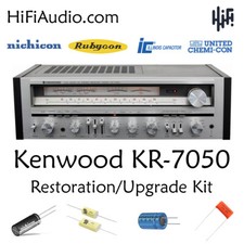 Kenwood KR-7050 KR-7750 rebuild restoration recap upgrade kit filter capacitor picture