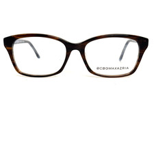 BCBGMAXAZRIA Merissa Brown Horn Eyeglasses Frame 53-16-140mm H16730 picture
