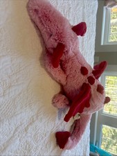 AUTHENTIC Jellycat HEART DRAGON Large With Dust Bag New BNWT Red Pink Valentines picture