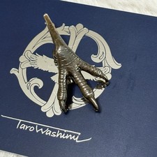 Taro Washimi Claw Necklace 925 Silver Pearl Pendant Right Facing Goro’s Japanese picture