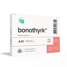 Bonothyrk A-21 Khavinson Natural Parathyroid Peptide Bioregulator 20 Capsules picture