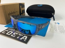 Costa Del Mar Men's Diego Transparent /Blue Mirror Polarized Sunglasses 580p picture