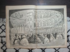 1860 Winslow Homer Prince of Wales Front Page, Grand Ball Centerfold — Oct 20 picture