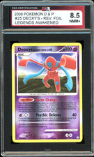2008 Pokémon Legends Awakened #25 Deoxys Reverse Holo KSA 8.5 NMM+ picture