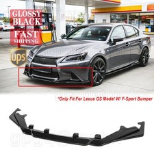 For Lexus GS350 GS450h F-Sport 2013-2015 Glossy Black Front Bumper Lip Splitter picture