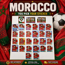 2026 100% Authentic Panini FIFA World Cup Morocco Stickers Pick Team Logo Player picture