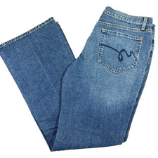 Mossimo Womens Jeans Size 12 Blue Bootcut Stretch Denim Y2K 90s Vintage Grunge picture