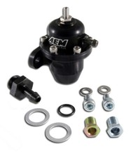 AEM Adj Fuel Pressure Regulator 25-300BK For 86-00 Honda Civic 1.5L & 1.6L picture