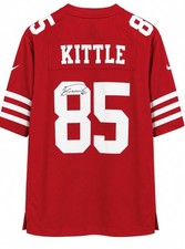 George Kittle Autographed NFLPA NIKE 49ers Size XL BNWT Red Jersey picture