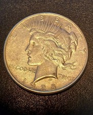 1928-S Peace Silver Dollar Coin picture